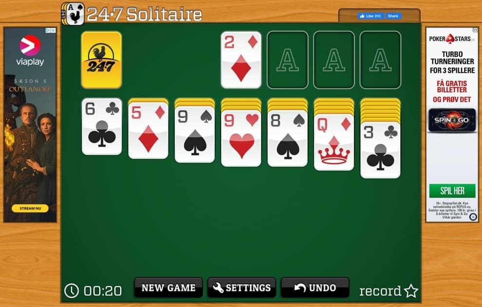 247 solitaire games screenshot