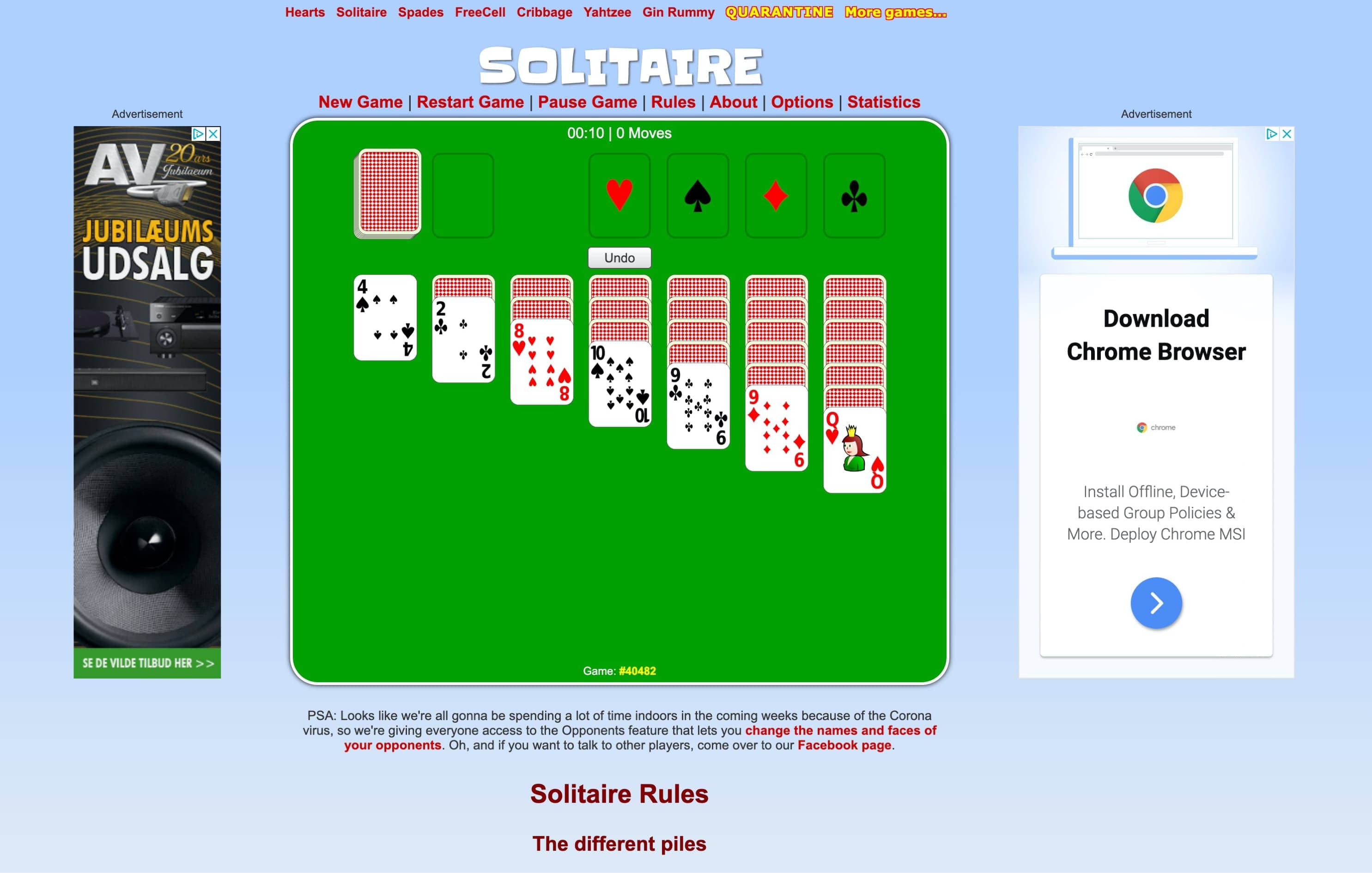 Cardgames Solitaire Alternative Play Solitaire, Spider & Freecell