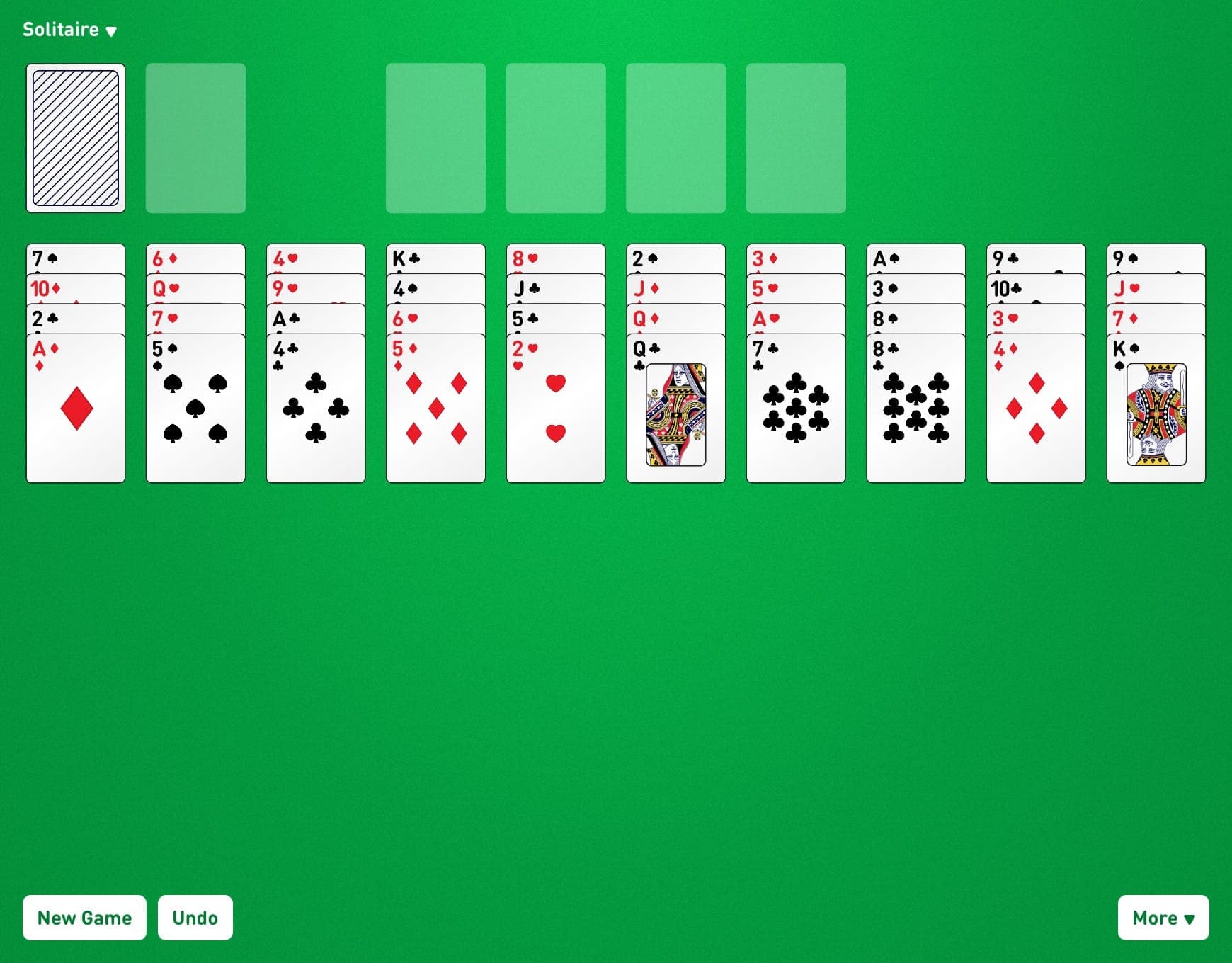 Forty and Eight Solitaire - Play Online for Free