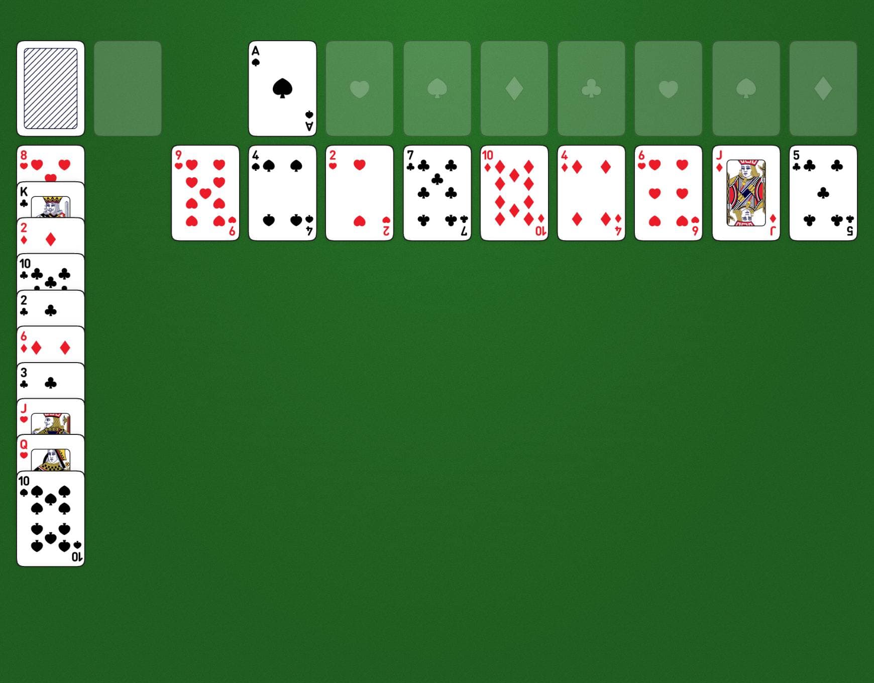 Disposizione di gioco di Blondes and Brunettes