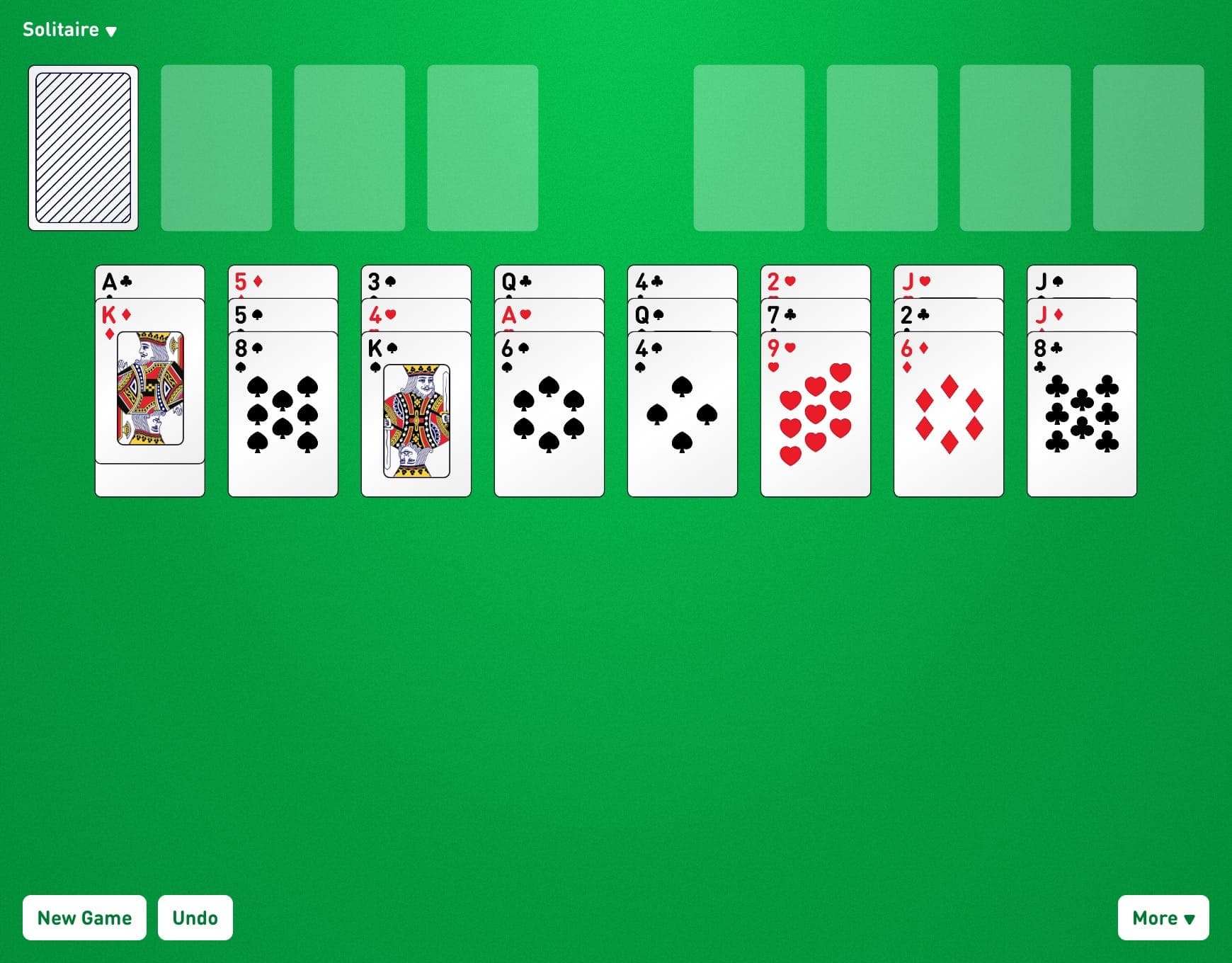 Golf Solitaire  Play it online