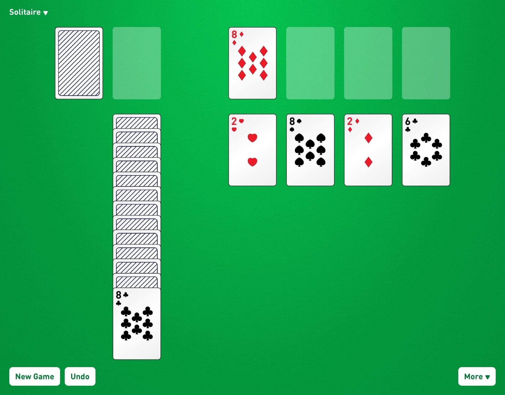 Layout di gioco di Canfield Rush