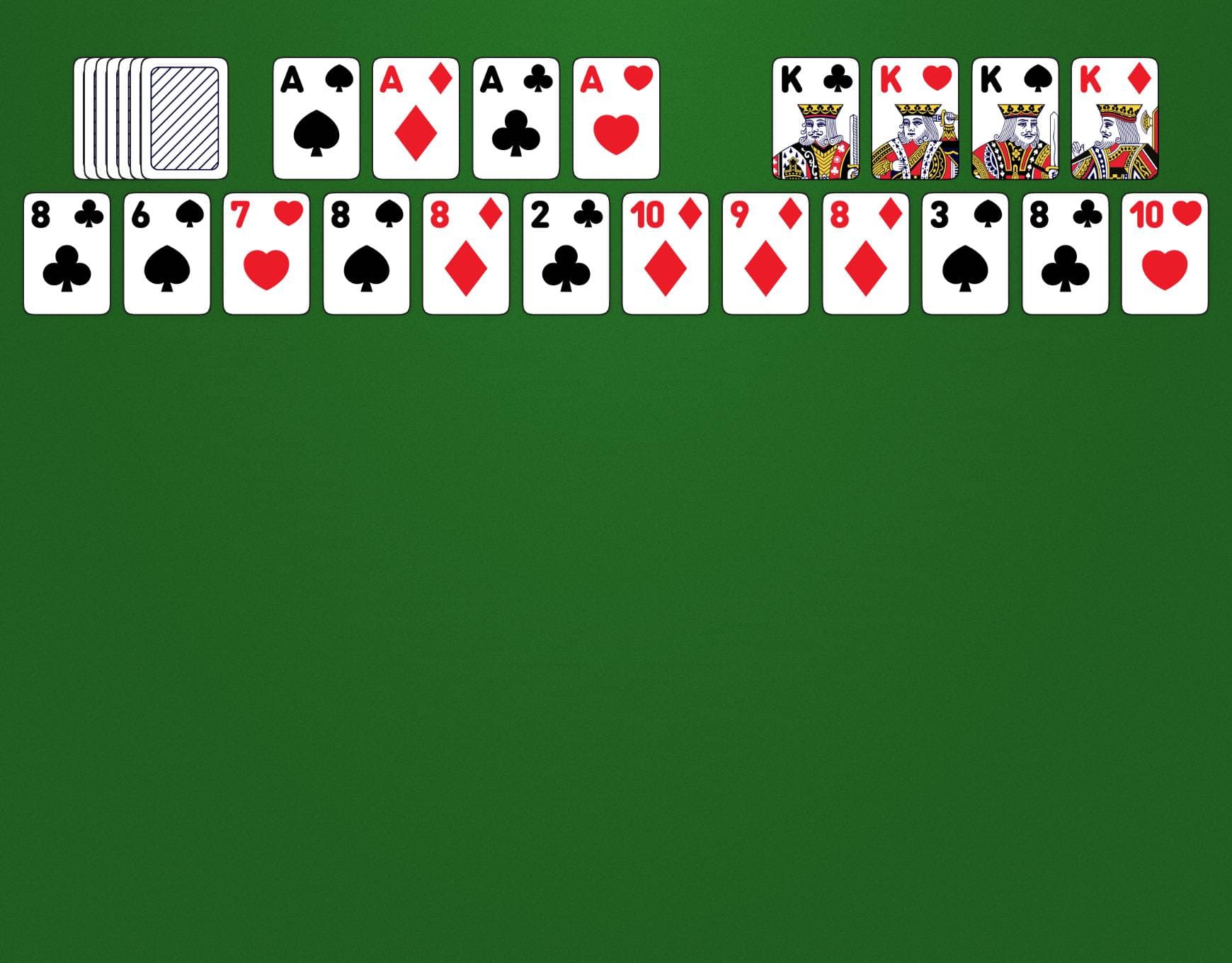 Disposizione del gioco Caprice