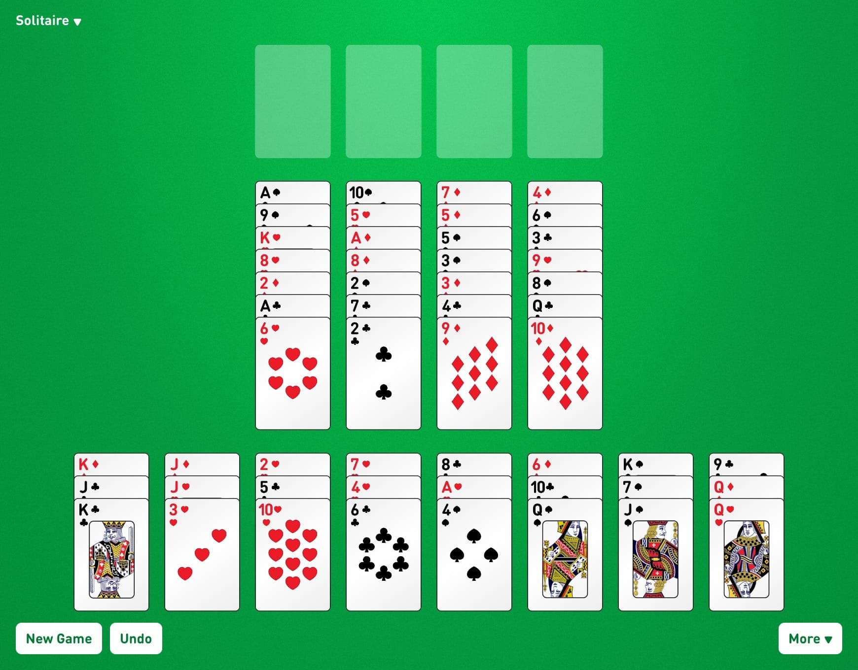 Castile Game Layout