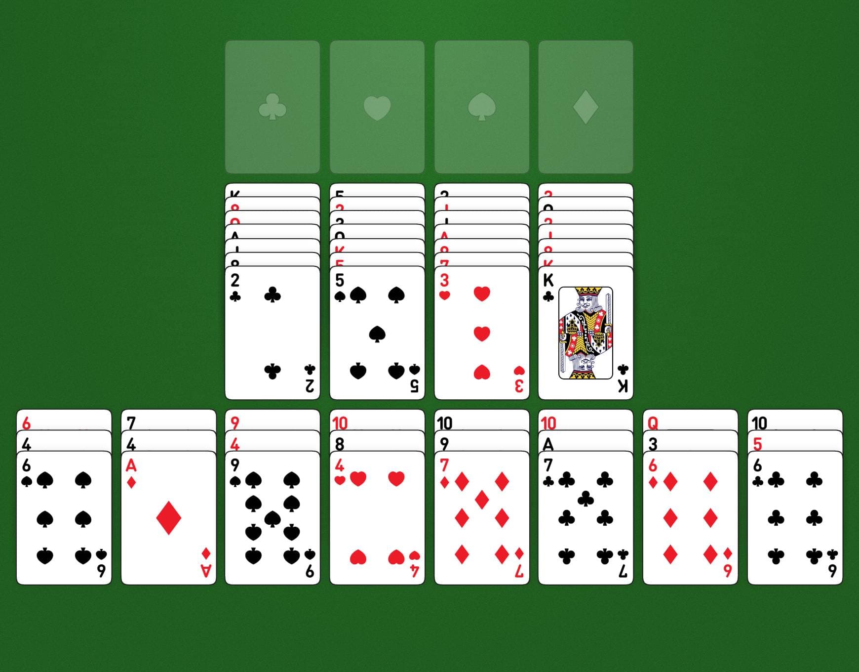 Spielaufbau von Castile