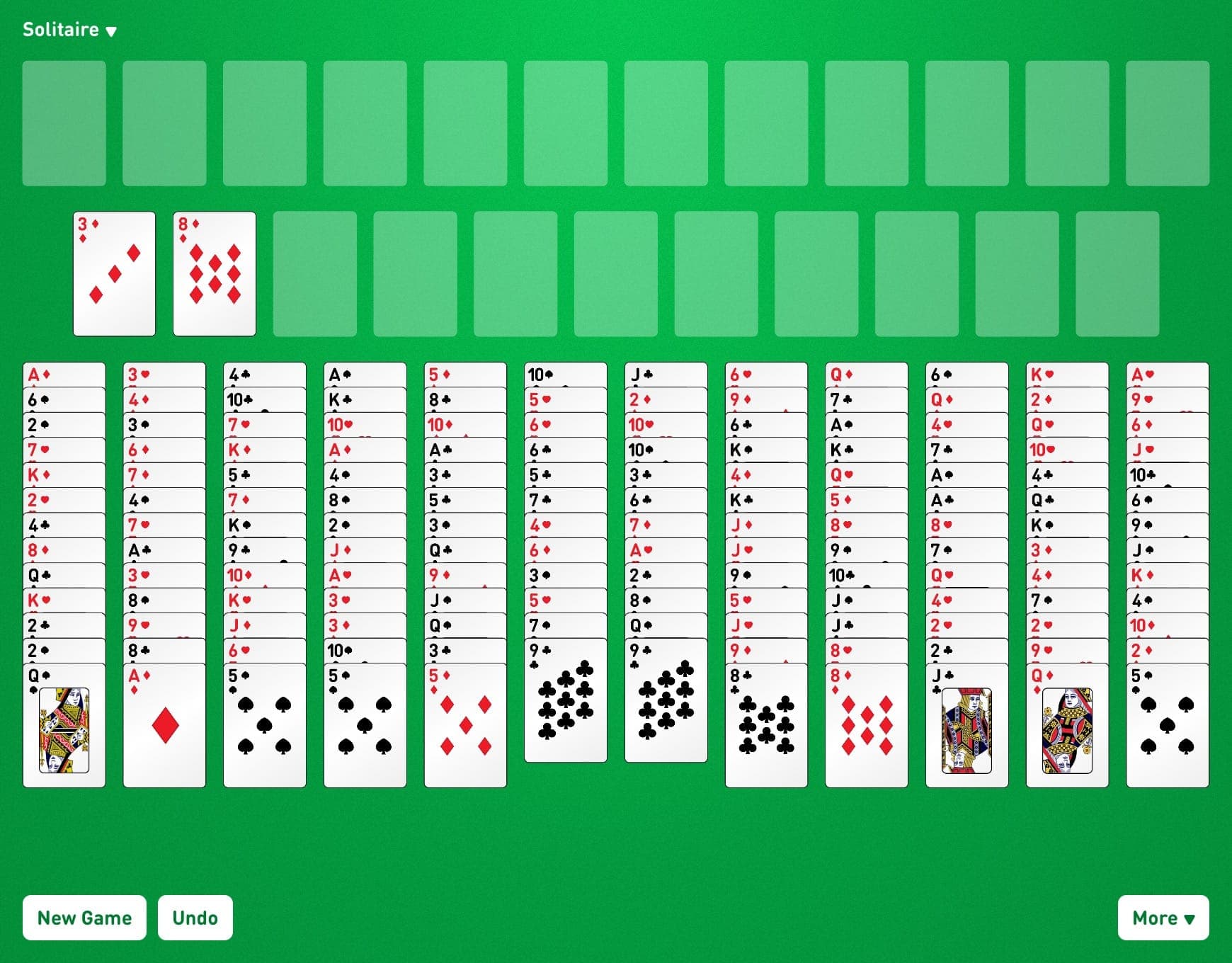 Disposizione del gioco Cell Eleven