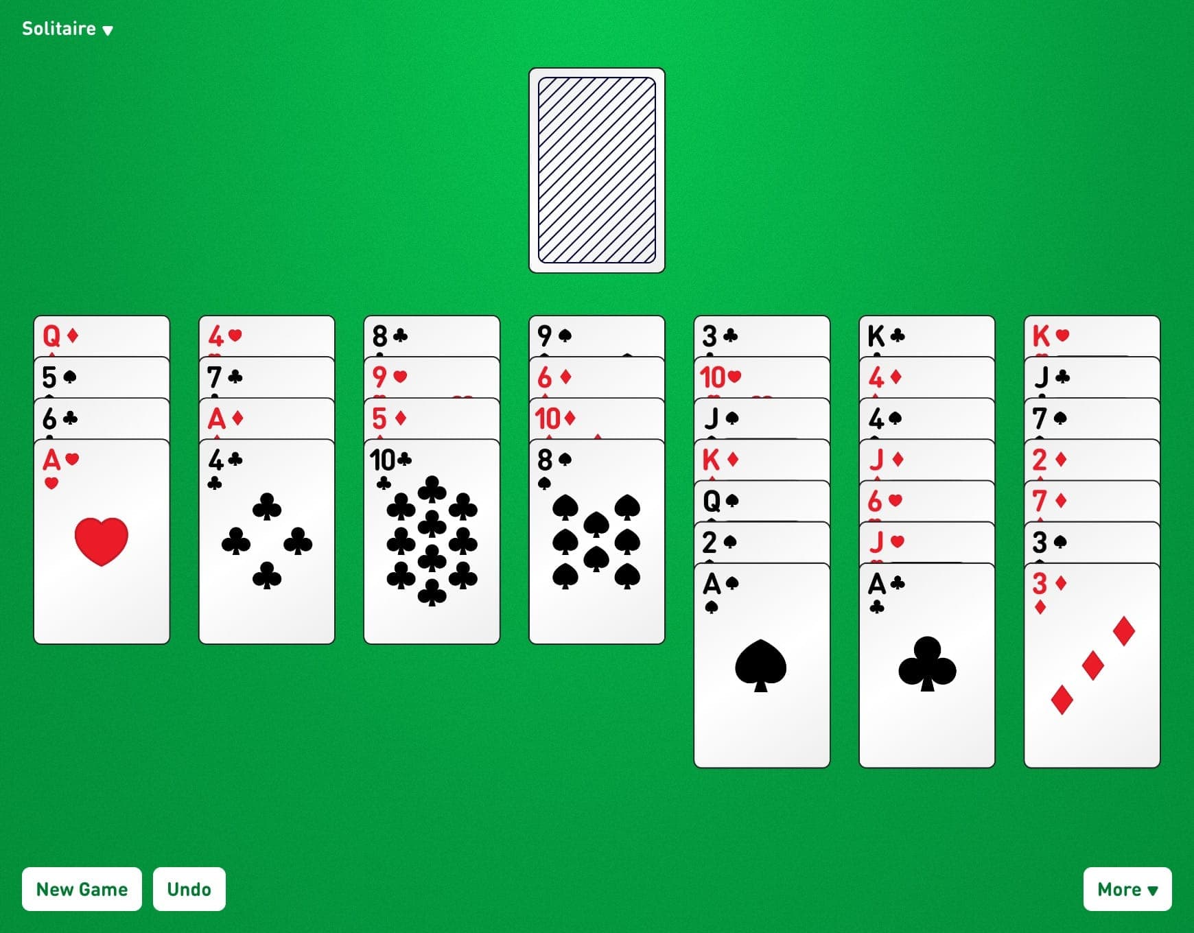 Solitaire  Play it online