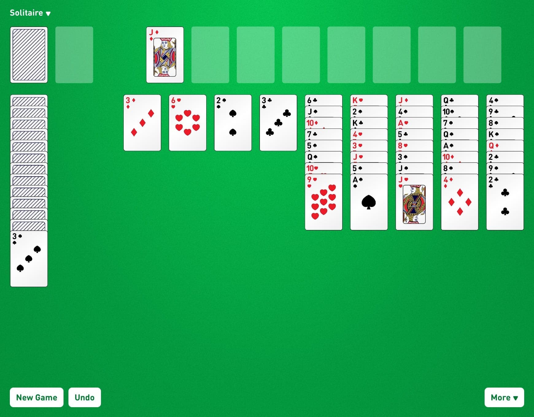 Canfield Solitaire (aka Demon Solitaire) - Play Online