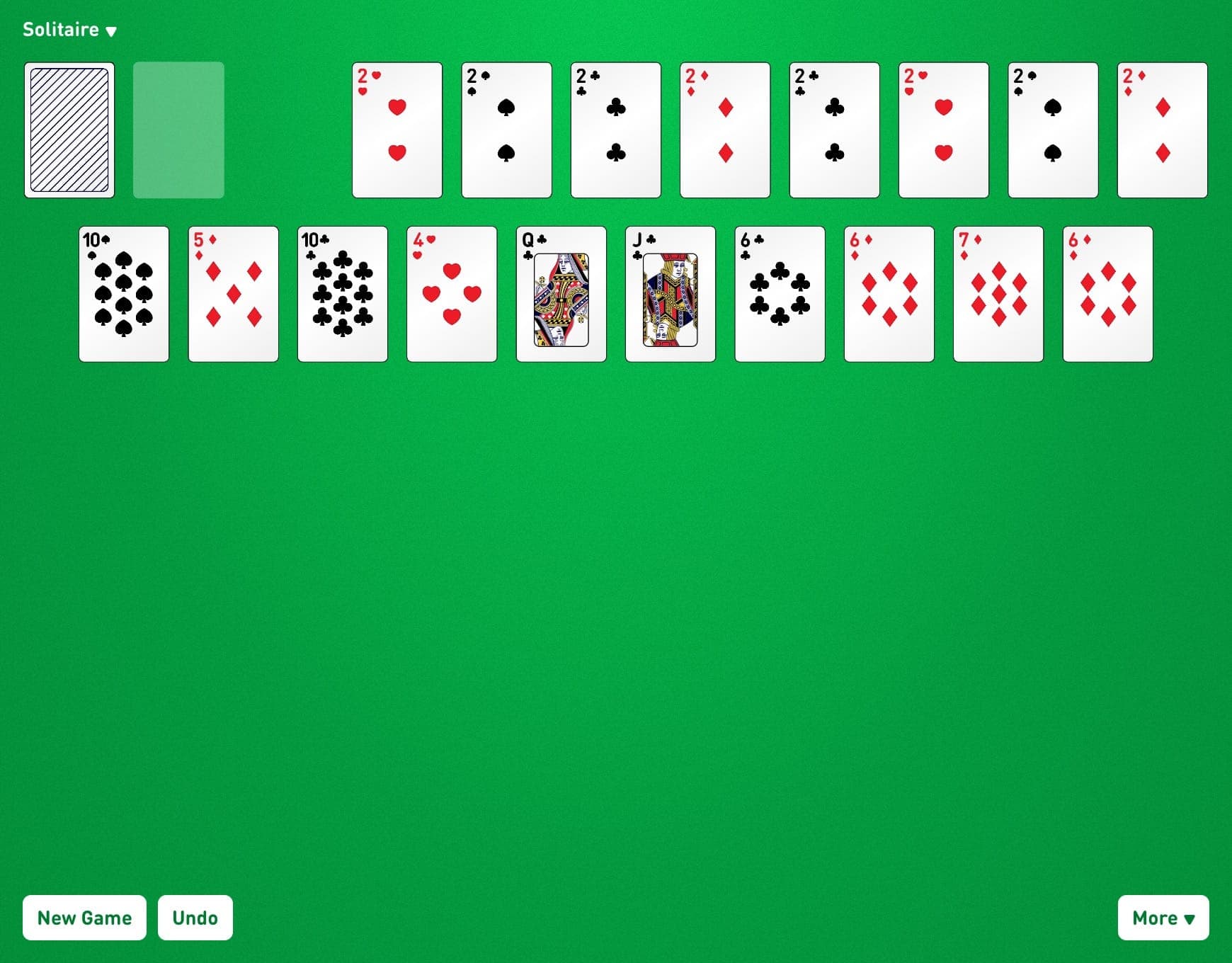 Deuces Solitaire - Play Online