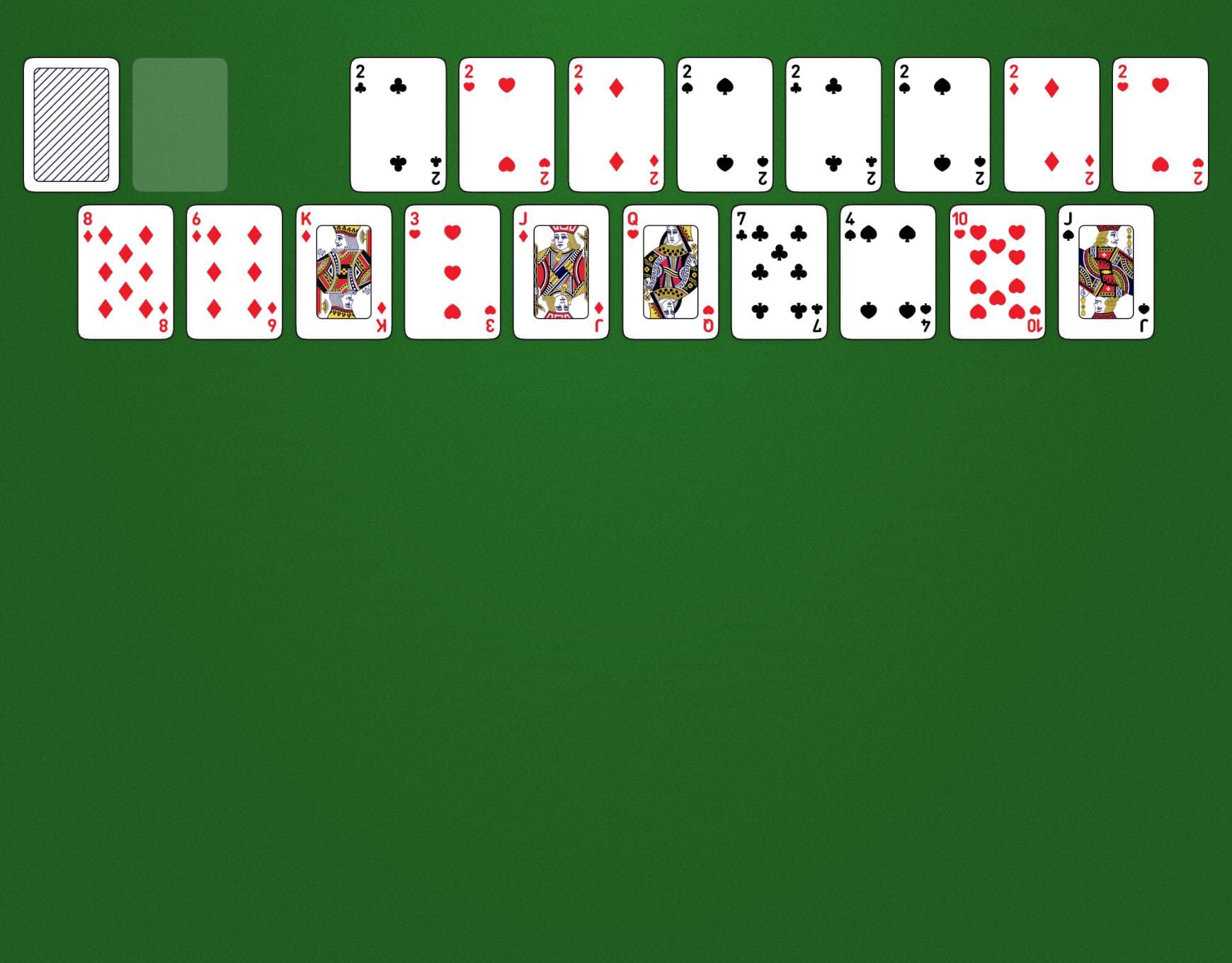 Esquema do jogo Deuces