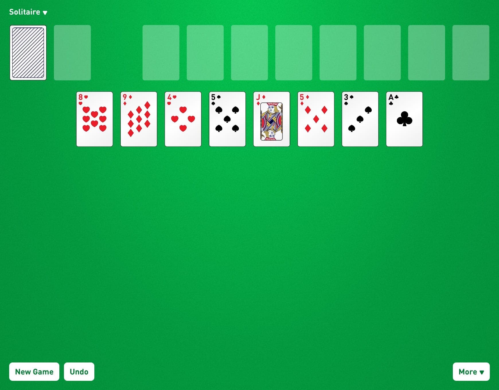 Spider Solitaire Suits - Jogo Gratuito Online