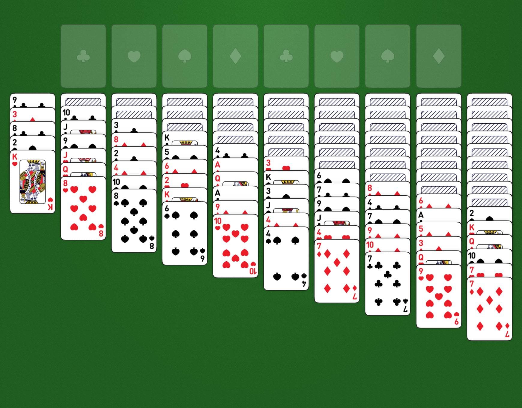 Disposición del juego Double Russian