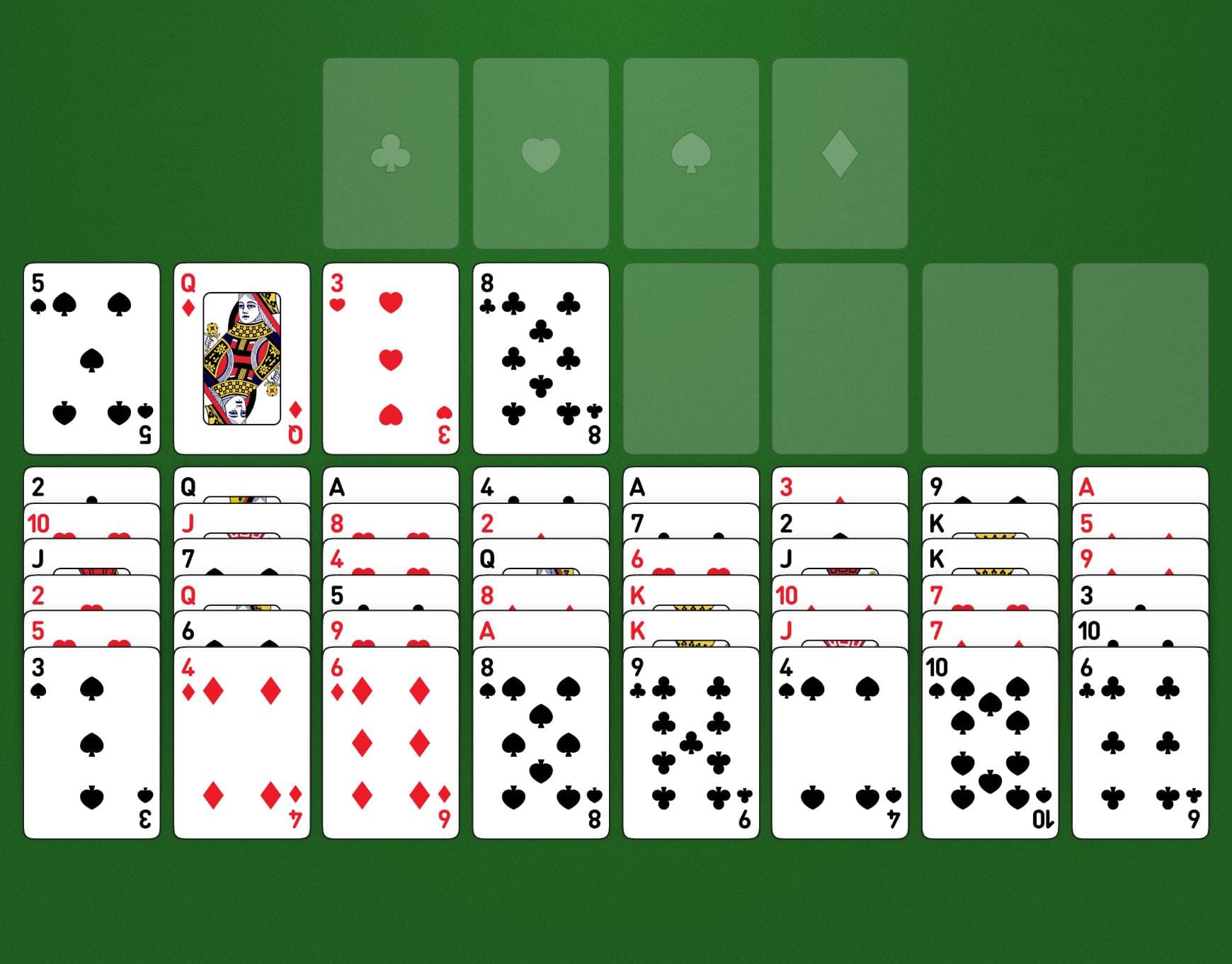 Disposition du jeu Eight Off