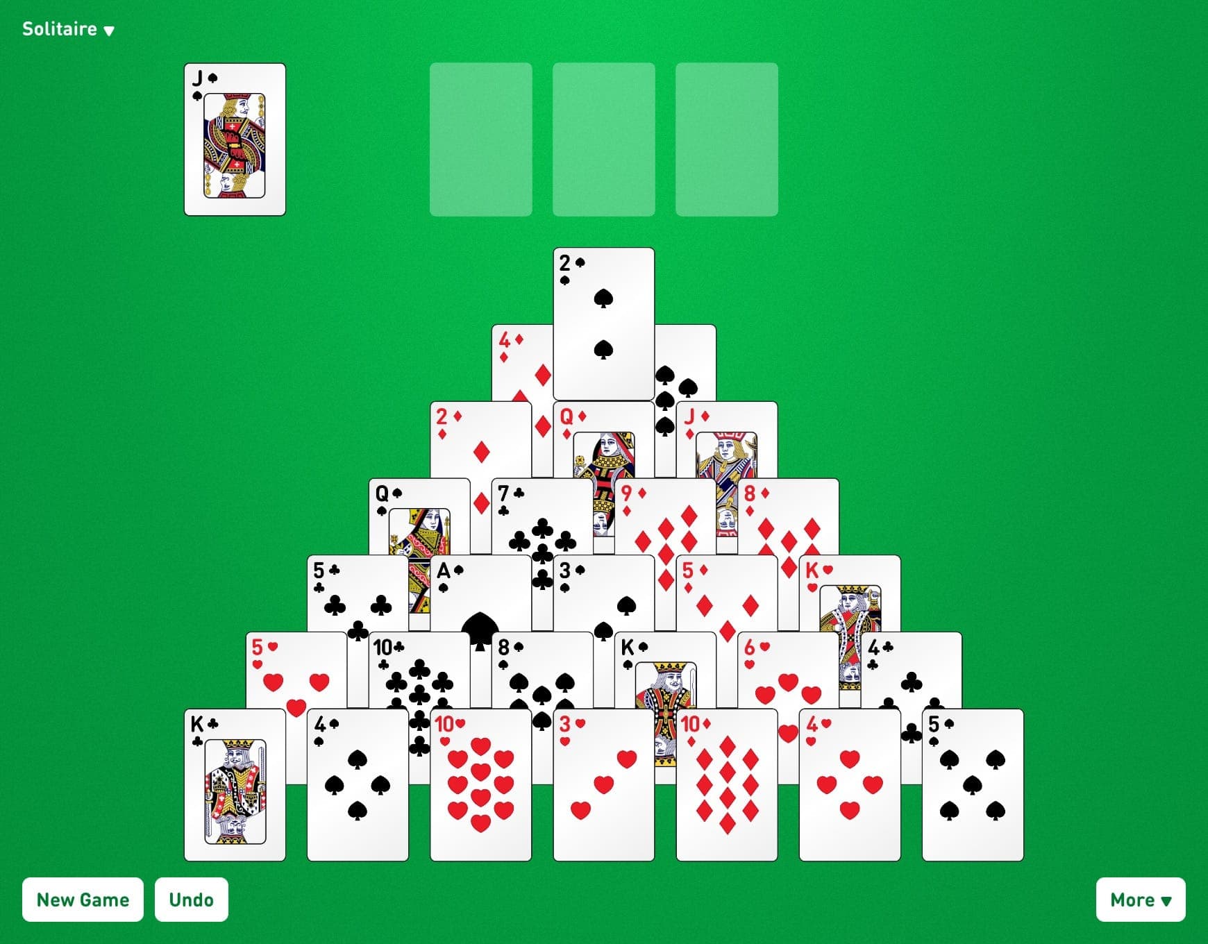 Triangle Solitaire - Jogue Online