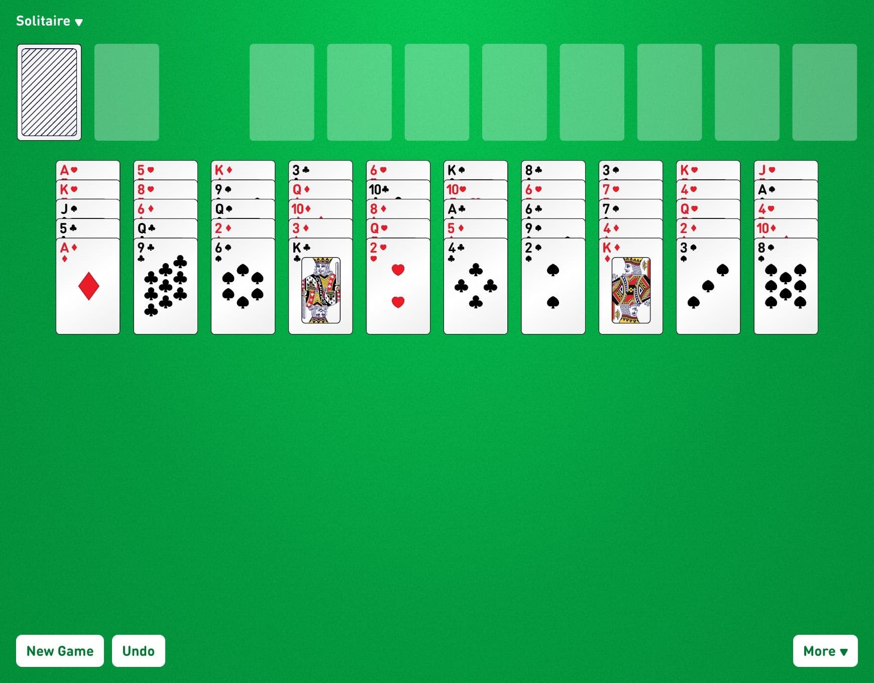 Spider Solitaire - play for free