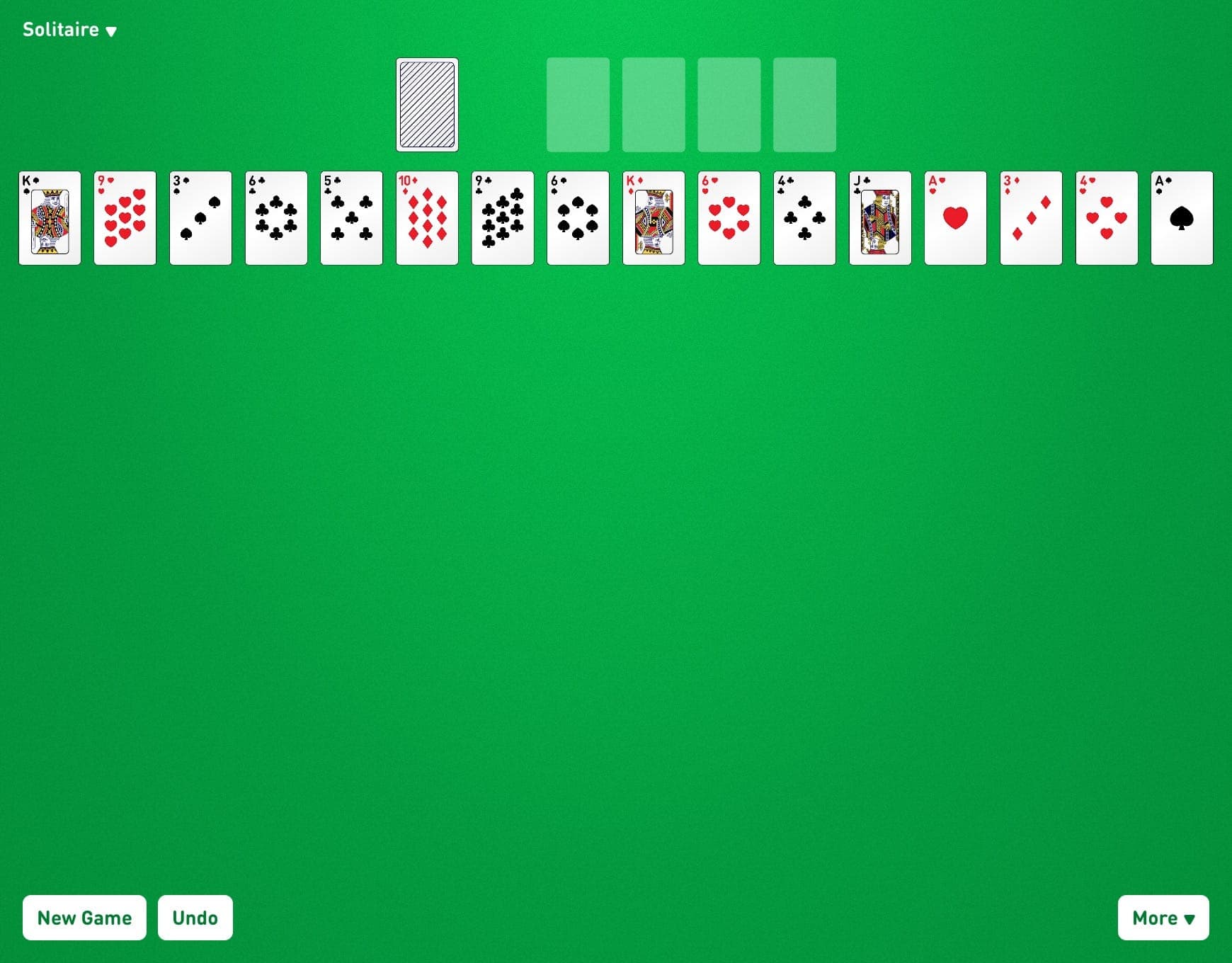 Fifteens Game Layout