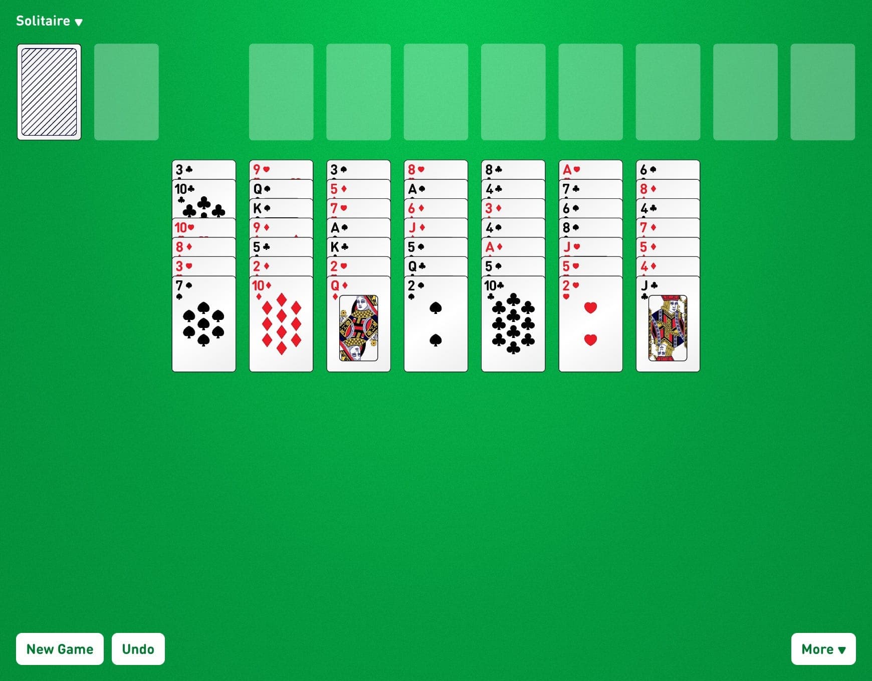 Solitaire 1 - Jogo Grátis Online