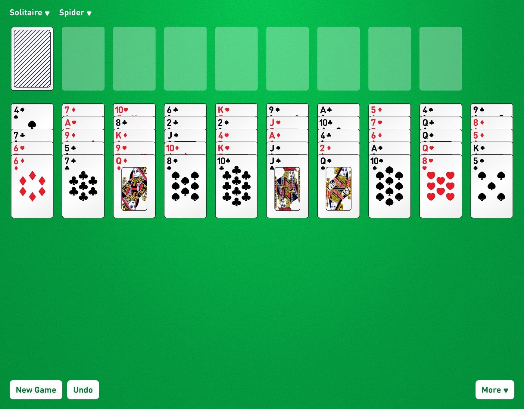 Play Spider Solitaire