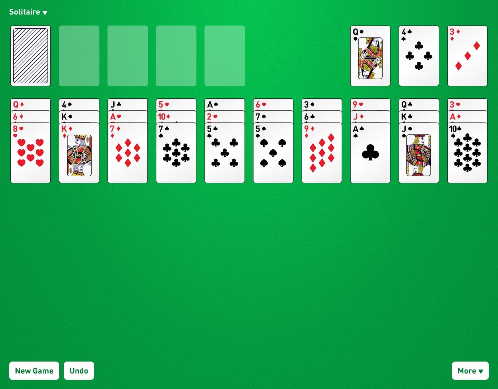 Play Spider Solitaire 2 suits free online on phone