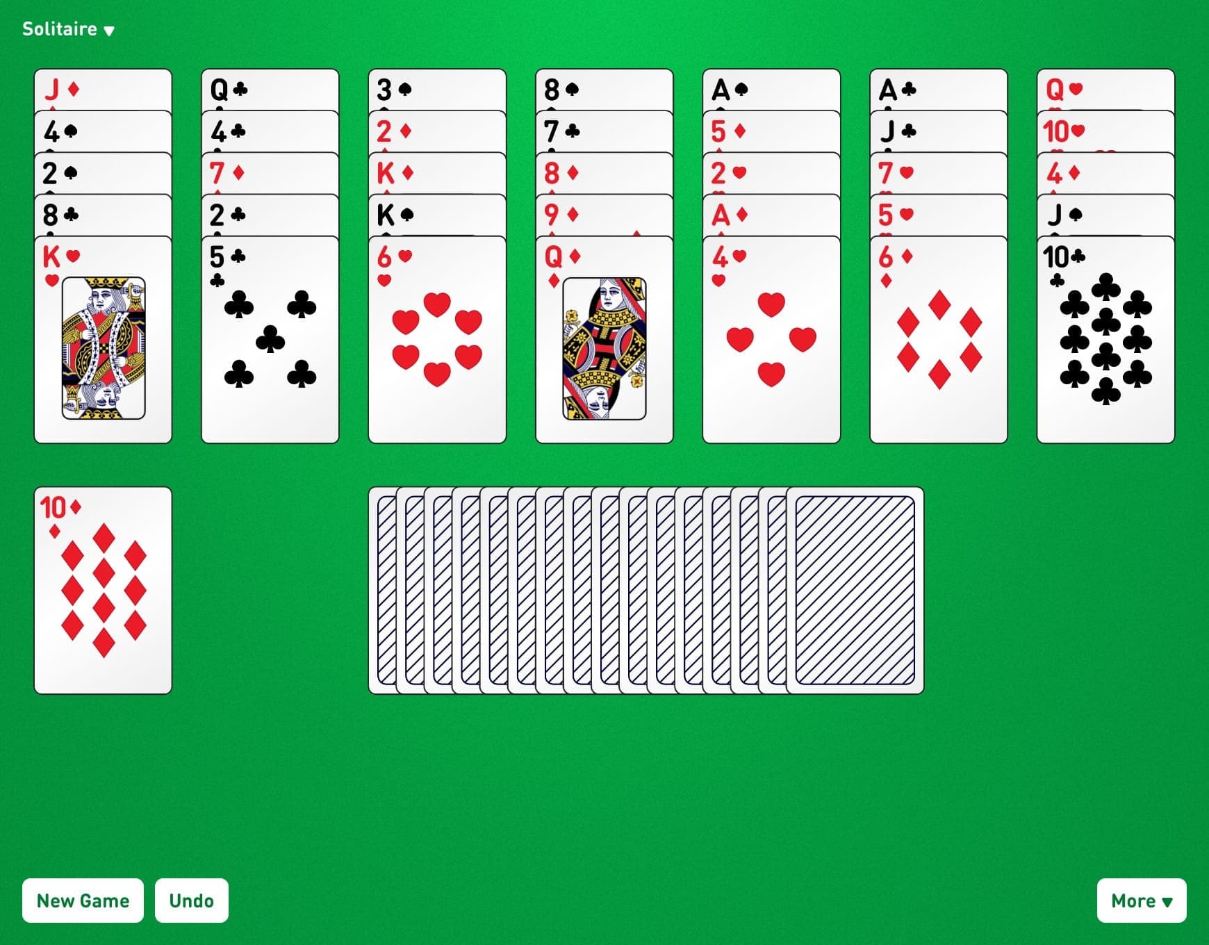 Golf Solitaire Play it online