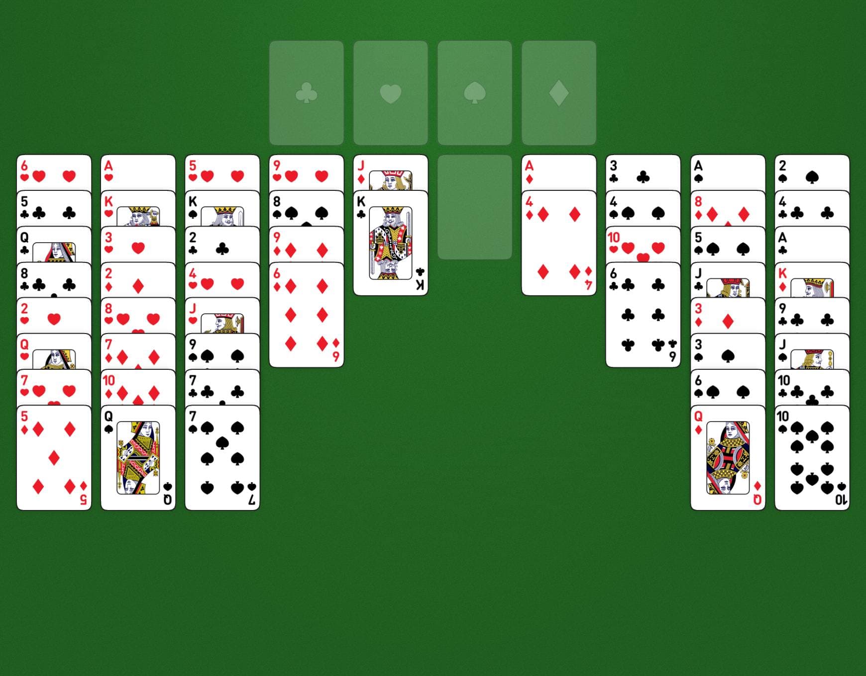 Disposición del juego Haystack