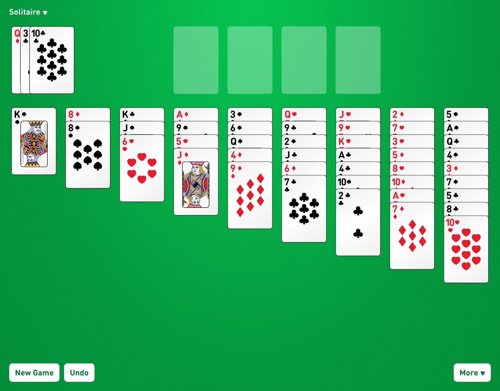 King Albert Game Layout