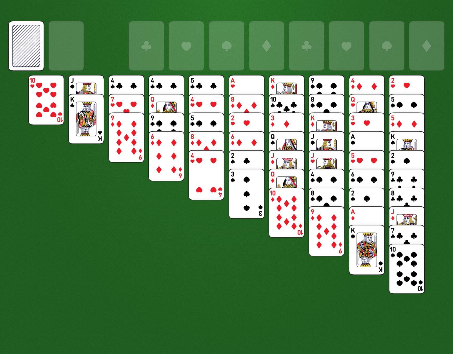 Disposición del juego Lady Jane