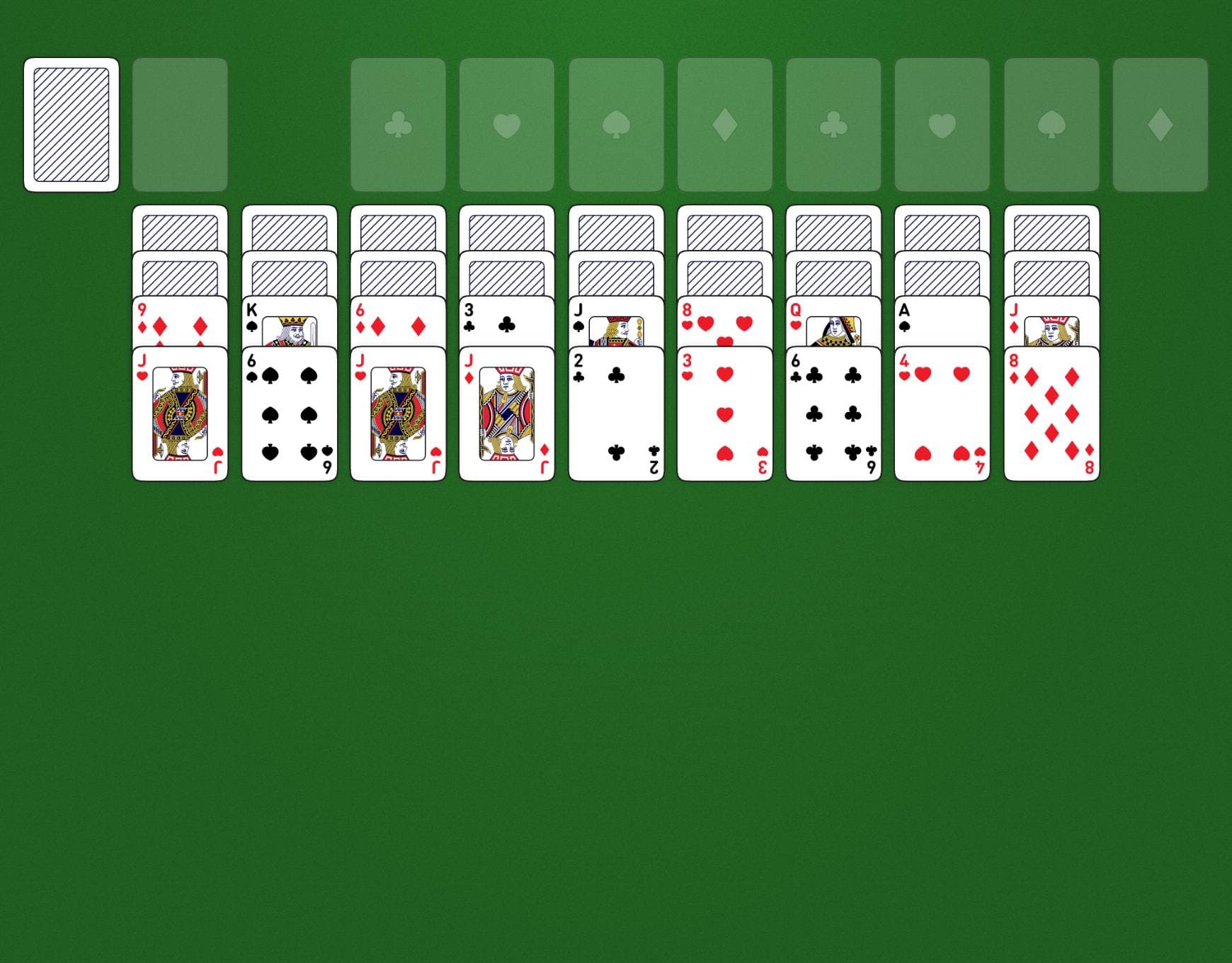 Layout di gioco di Midshipman