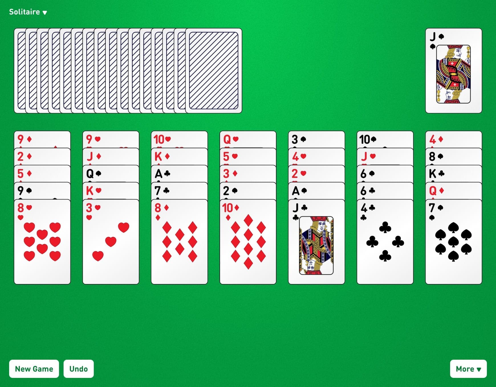 Golf Solitaire  Play it online