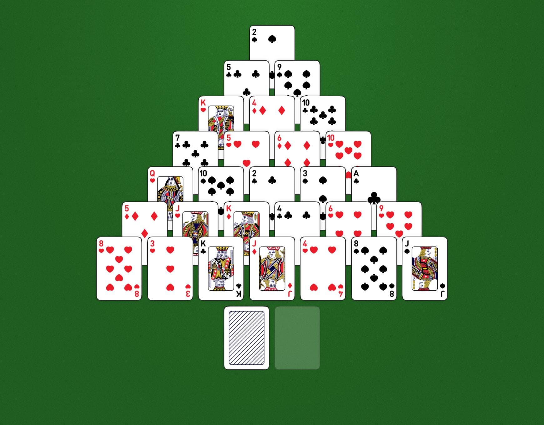 Spielaufbau von Pyramid
