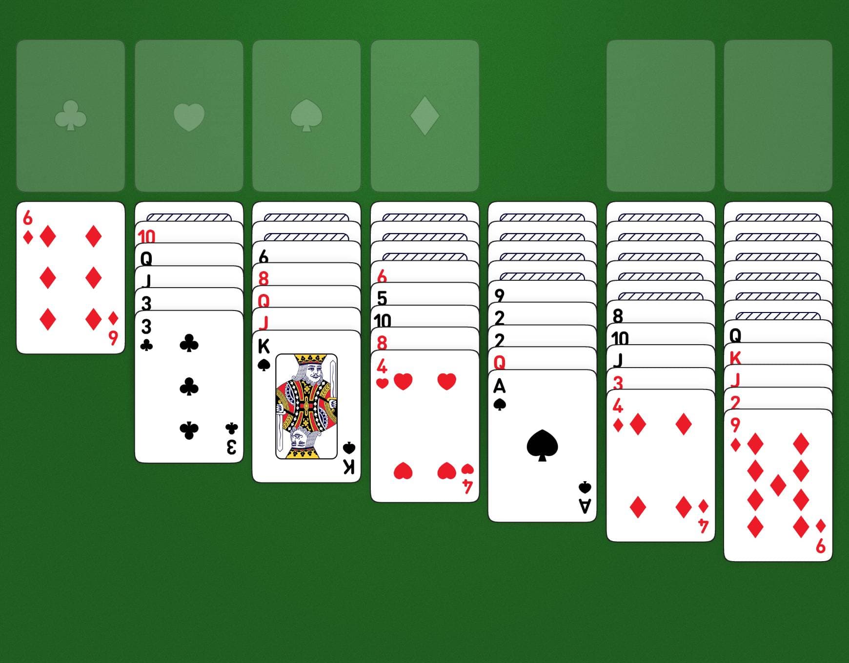 Disposizione del gioco Russian Cell