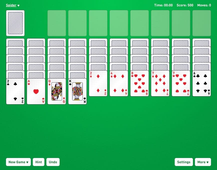 free spider solitaire 247 4 suits