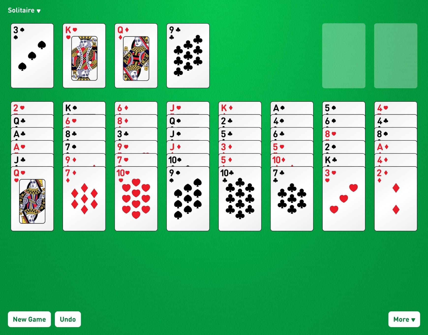 Stalactites Game Layout