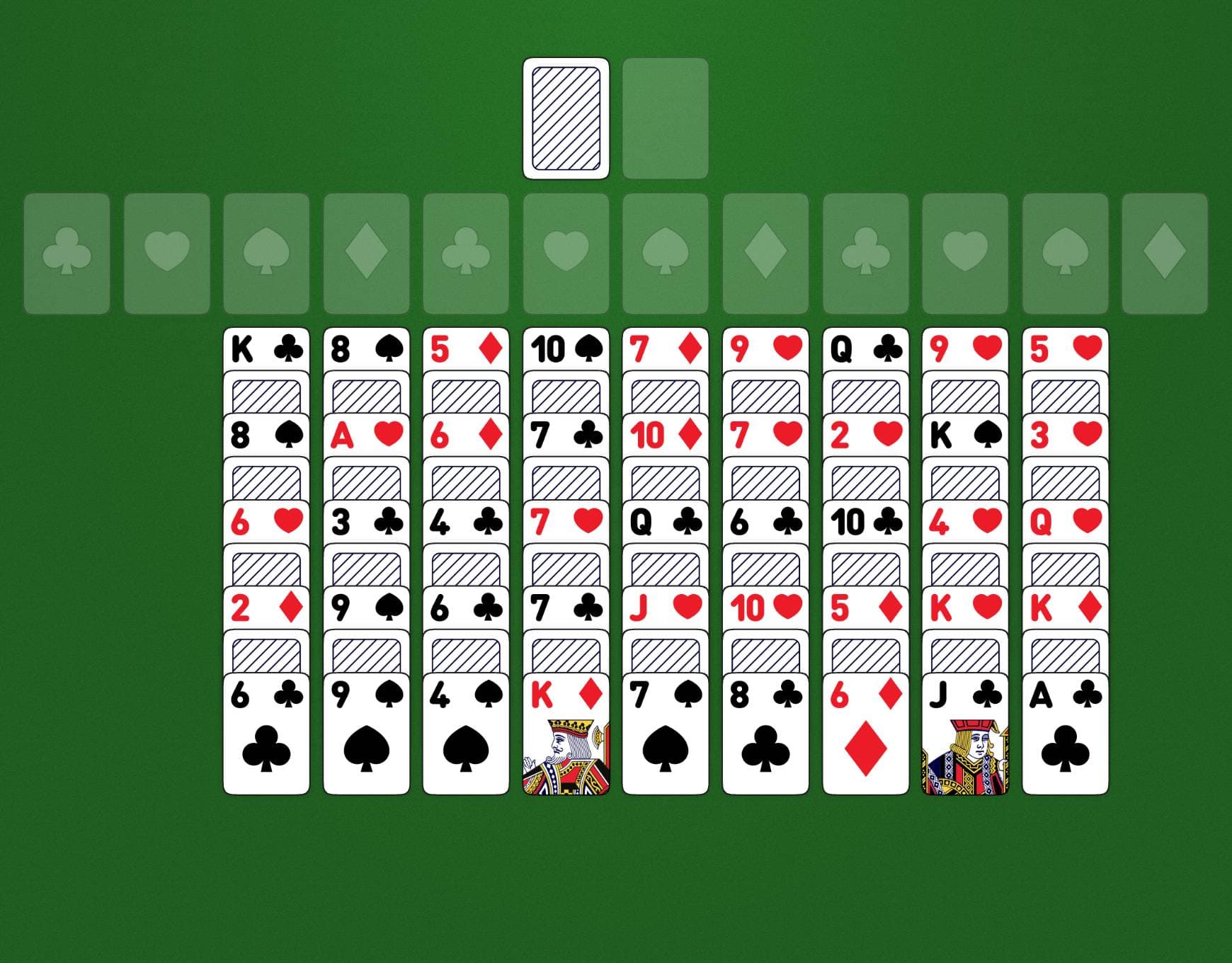 Spielaufbau von Triple Interchange