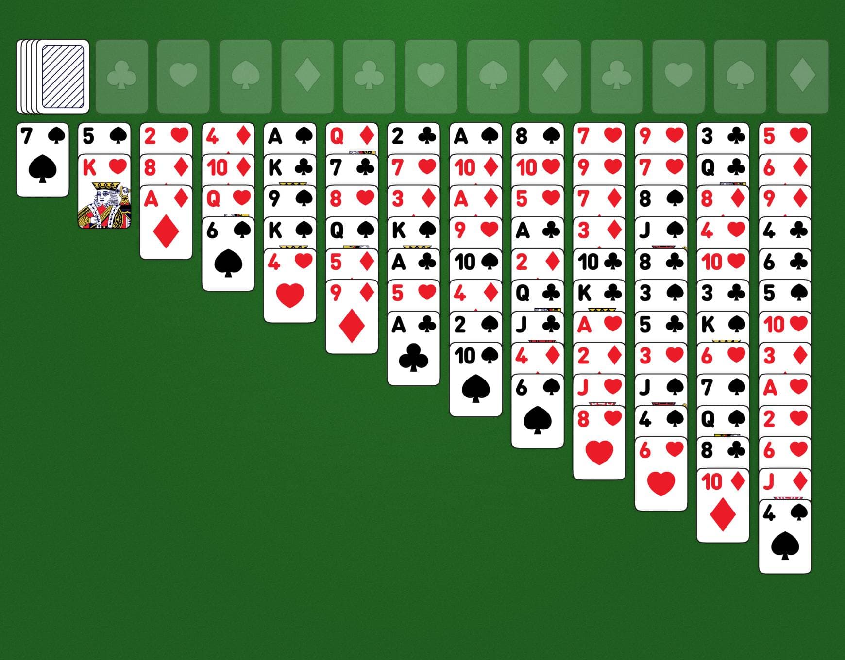 Disposition du jeu Triple Triangle