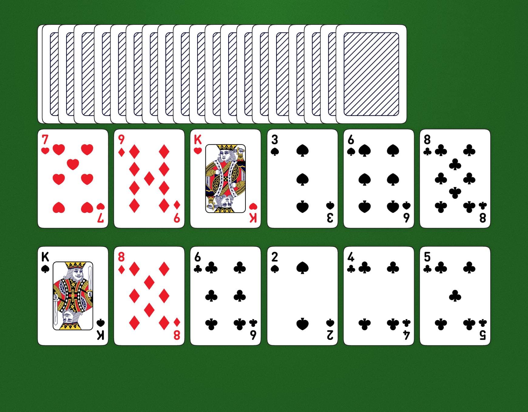 Disposición del juego Trusty Twelve