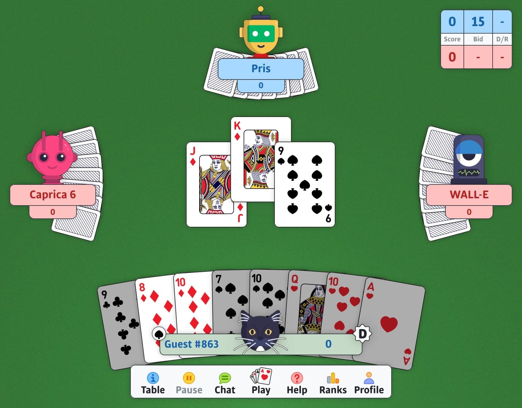 Play Twenty Nine