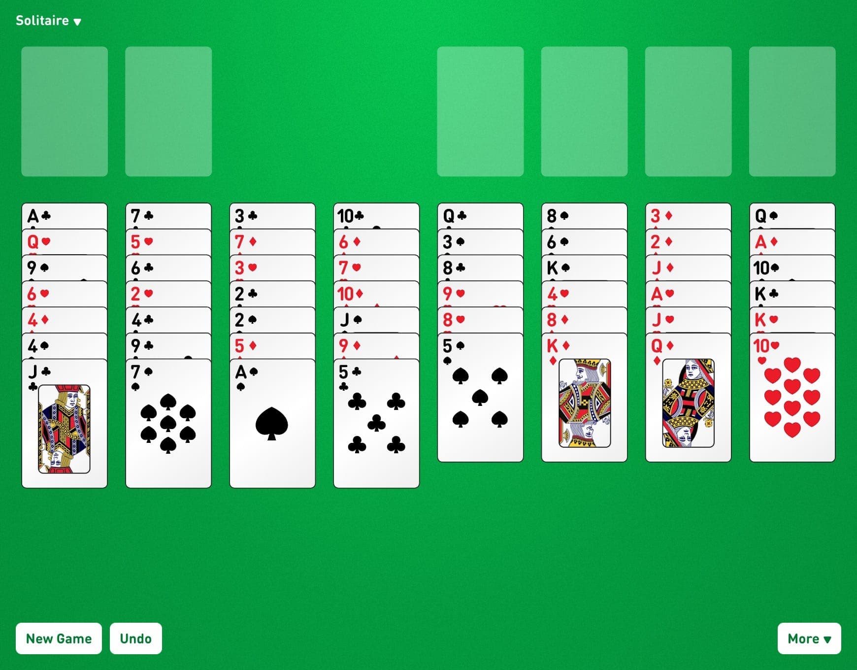 Spider Solitaire (2 Suits) - Play Free Online [No Signup Required]