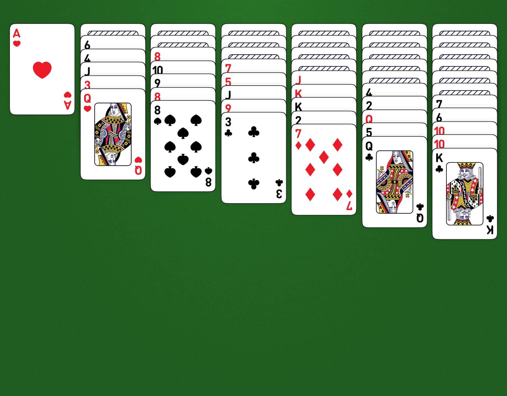 Spielaufbau von Yukon Kings