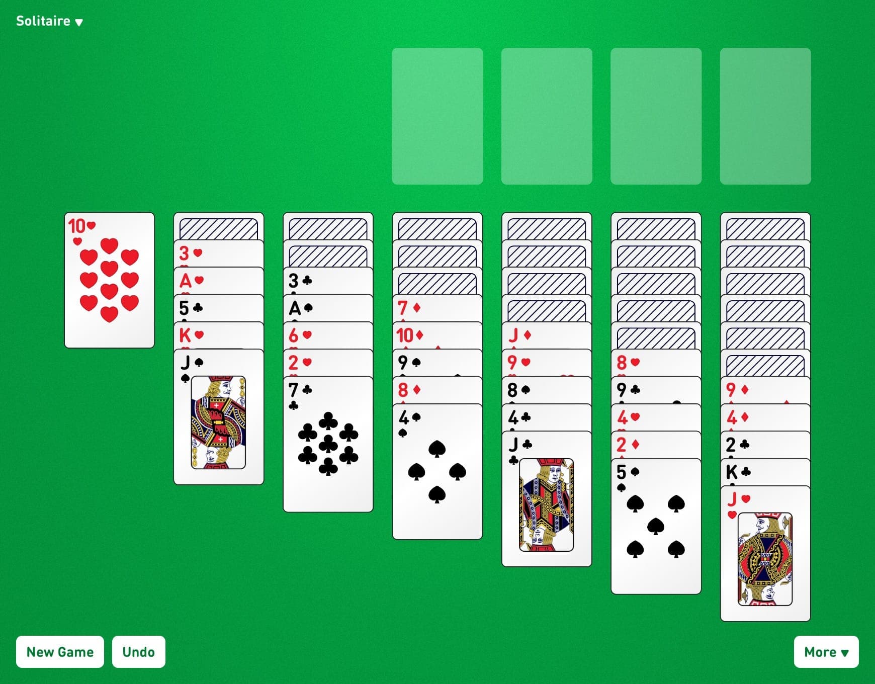 Paciência Yukon - Jogar Grátis Online no Solitaire 365