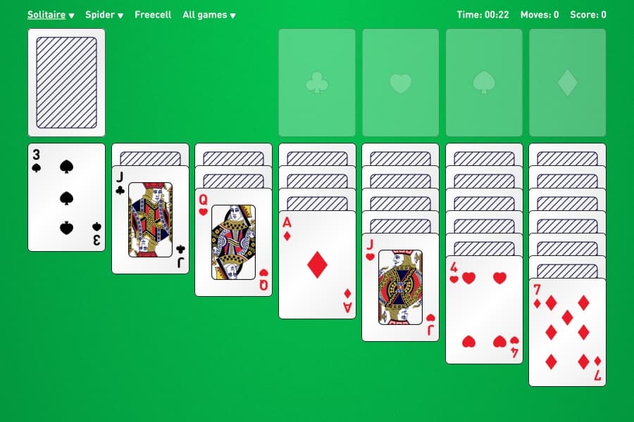 Good solitaire deal