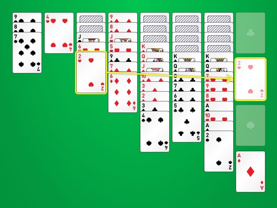 Solitaire Russe : étape 3
