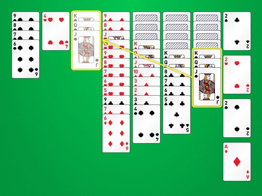 Solitaire Russe : étape 4