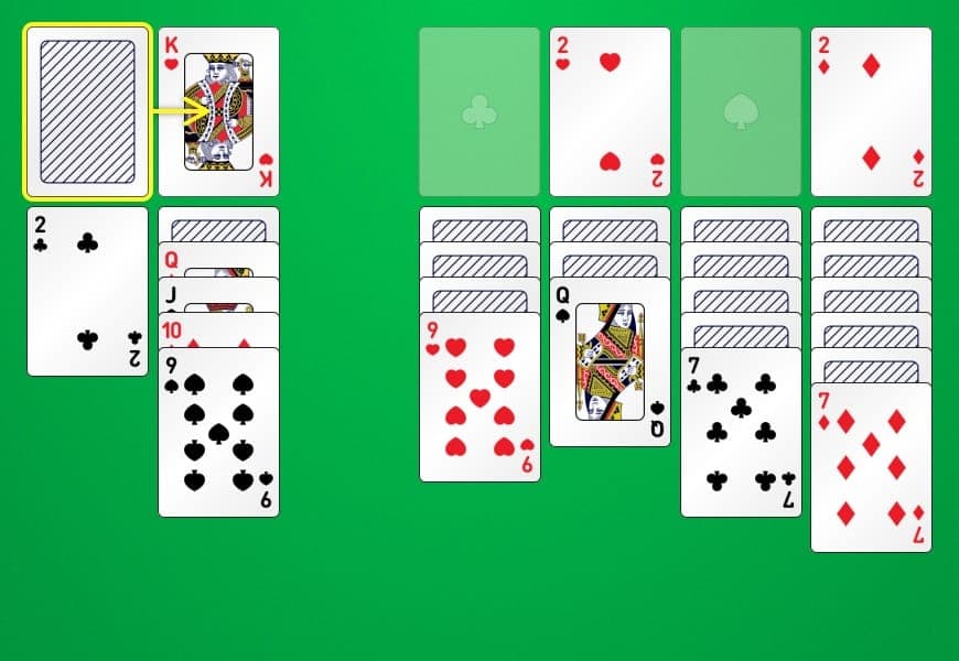 Regole su come giocare al Solitario Klondike