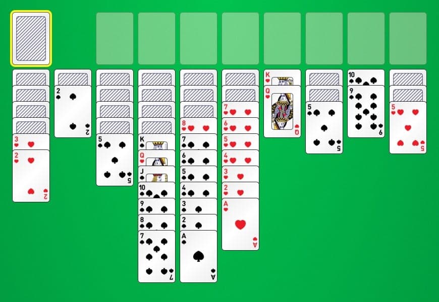 Spider Solitaire - Game Overview